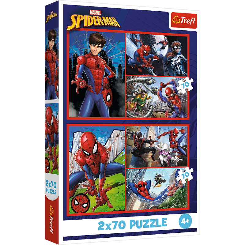 Pusle – 2x70 – Ämblikulood – Disney Marvel Spiderman Trefl 34443