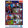 Pusle – 2x70 – Ämblikulood – Disney Marvel Spiderman Trefl 34443