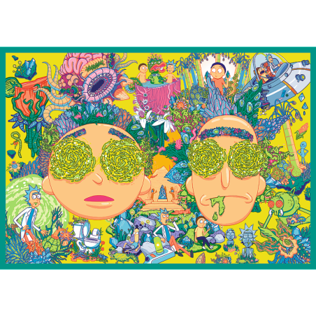 Pusle – 4x250 – Ricki ja Morty pöörane maailm – Warner Rick ja Morty Trefl 13338