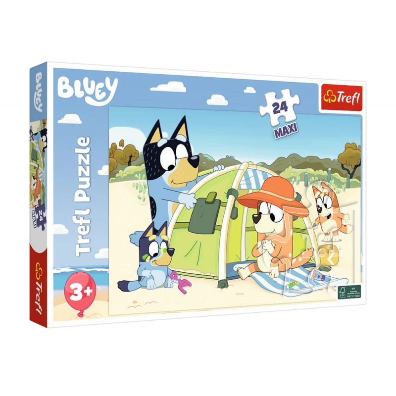 Pusle 24 tk Maxi Bluey imeline päev Trefl 14357