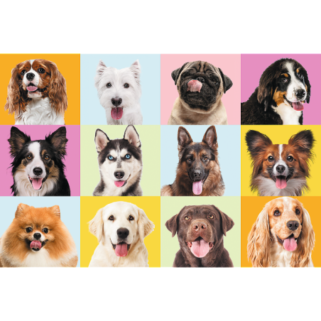 Pusled - "60" - Armsad kutsikad / Trefl 17374