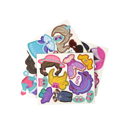 Magnetilised pusleraamatute riietuskostüümid