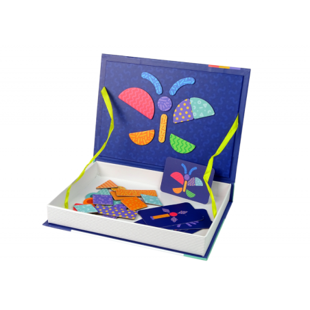 Magnetilised õpetlikud puslekujundid, 84 magnetiga kaarti