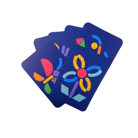 Magnetilised õpetlikud puslekujundid, 84 magnetiga kaarti