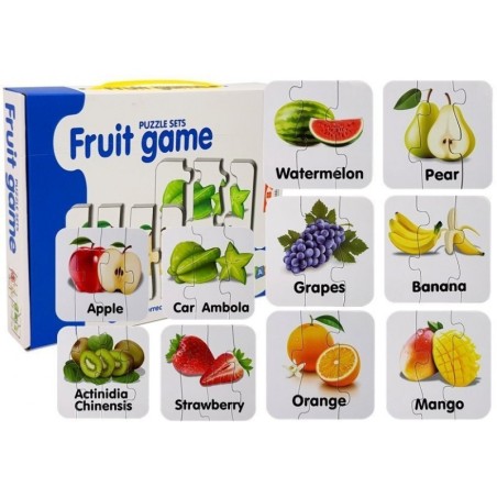 Puuviljadega pusle komplekt, 10 ühendust