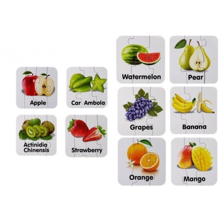 Puuviljadega pusle komplekt, 10 ühendust