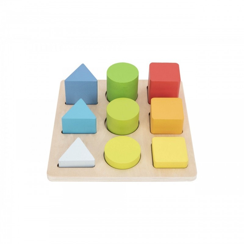 Õppemäng pusle kujundid ja värvid