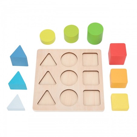 Õppemäng pusle kujundid ja värvid