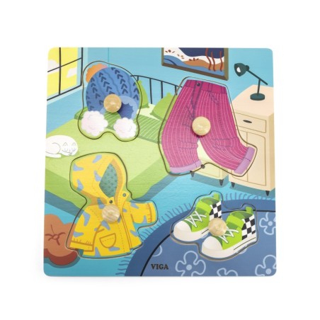 VIGA Puidust nuppudega pusle riided