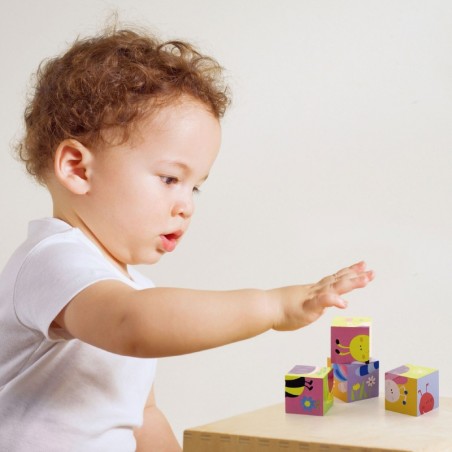 Puidust Farm Pusle Viga Mänguasjad 4 plokki