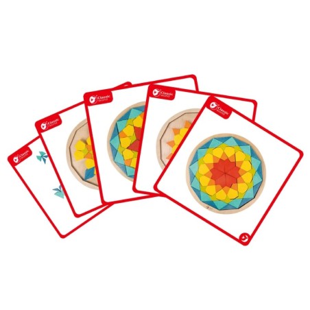 Montessori pusle tangram mustrid