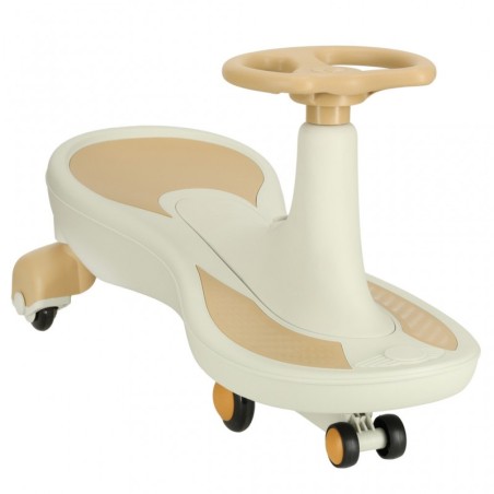 Iseliikur LED Swing Fix S4 gravitatsioonisõiduk helendavate ratastega muusikaga 76 cm kuldne ja valge max 100 kg