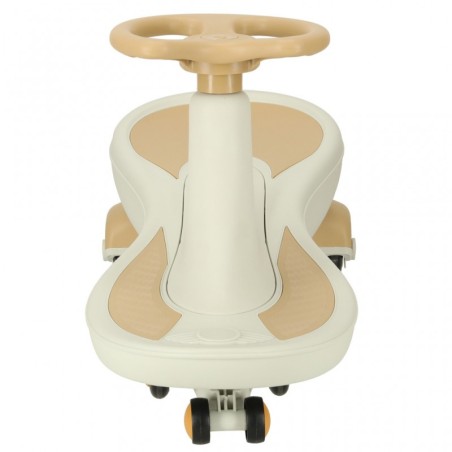 Iseliikur LED Swing Fix S4 gravitatsioonisõiduk helendavate ratastega muusikaga 76 cm kuldne ja valge max 100 kg