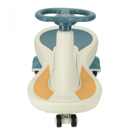 Iseliikur LED Swing Fix S4 gravitatsioonisõiduk helendavate ratastega muusikaga 76 cm sinine ja valge max 100 kg