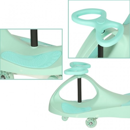 Iseliikur LED Swing Fix S3 gravitatsiooni sõiduk helendavad rattad mint