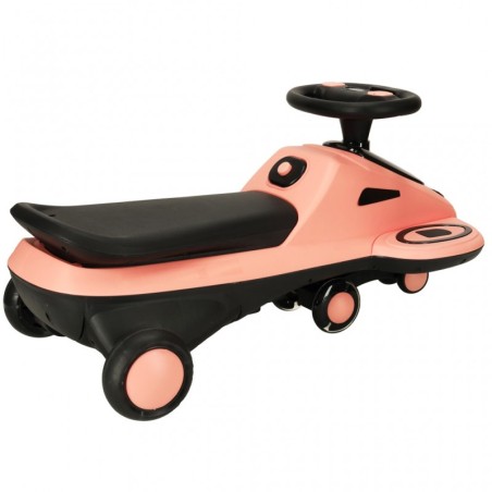 Iseliikur LED tuled ratastel, roosa/must