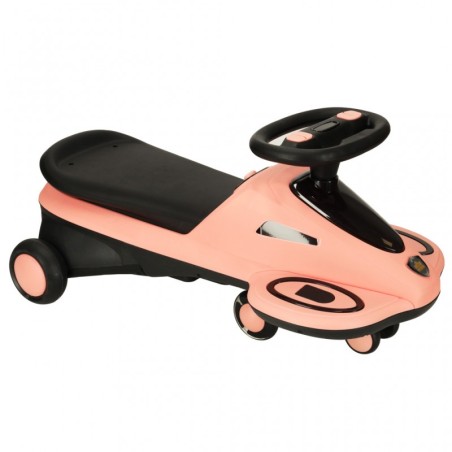 Iseliikur LED tuled ratastel, roosa/must