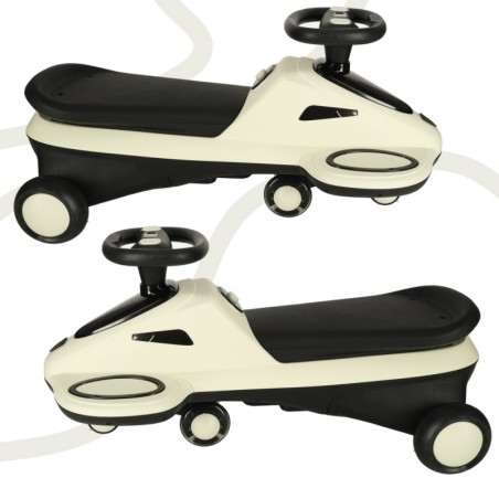 Iseliikur LED tuled ratastel, beež/must