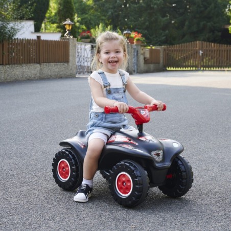 BIG Bobby Quad laste sõiduk Racing Ride-On must