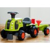 FALK Claas 470 Arion traktor Ride-on Green koos haagise + liivakomplektiga
