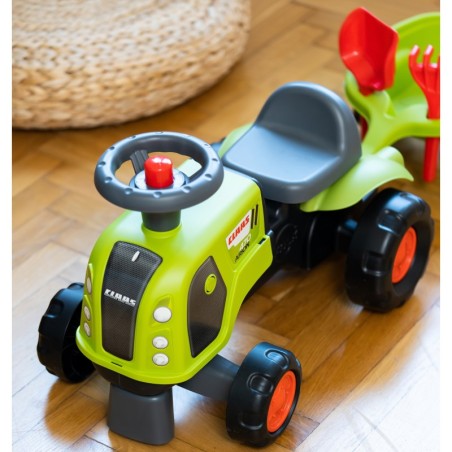 FALK Claas 470 Arion traktor Ride-on Green koos haagise + liivakomplektiga