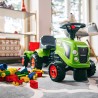 FALK Baby Claas roheline traktor haagisega + tarvikud alates 1 aastast