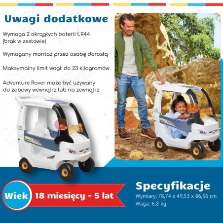LITTLE TIKES tõukeauto Cozy Coupe Ride-On – Space Rover