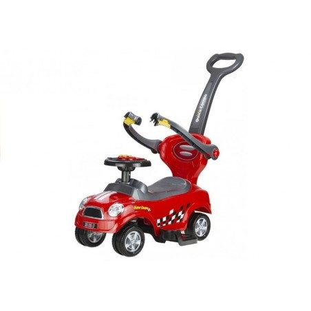 Tõukeauto piirded ja käepide, punane