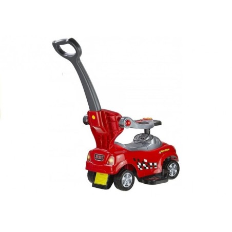 Tõukeauto piirded ja käepide, punane