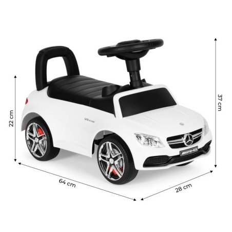 Tõukeauto Mercedes AMG, valge