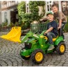 Rolly toys John Deere'i pedaalidega traktor, käigud, pumbatavad rattad 3-8 aastat
