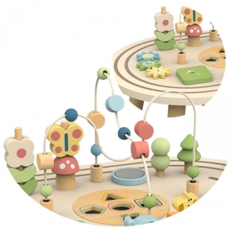 Puidust Safari tegevuslaud