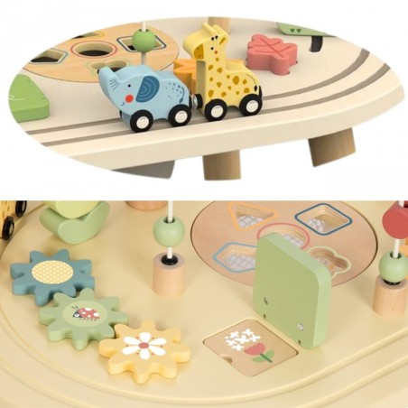 Puidust Safari tegevuslaud