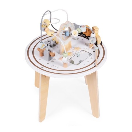 Puidust interaktiivne õppelaud lastele: 5in1