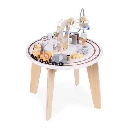 Puidust interaktiivne õppelaud lastele: 5in1