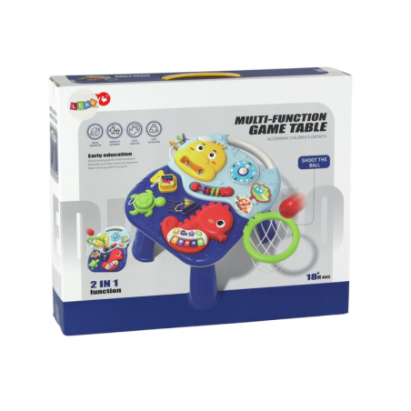 Tegeluslaud 2in1 mereloomad korvpallid 32cm x 25,5cm x 23cm