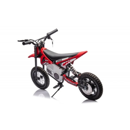 Elektrisõiduk krossiratas punane