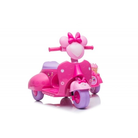 Elektriroller Jäätisepood Kolmerattalineroosa