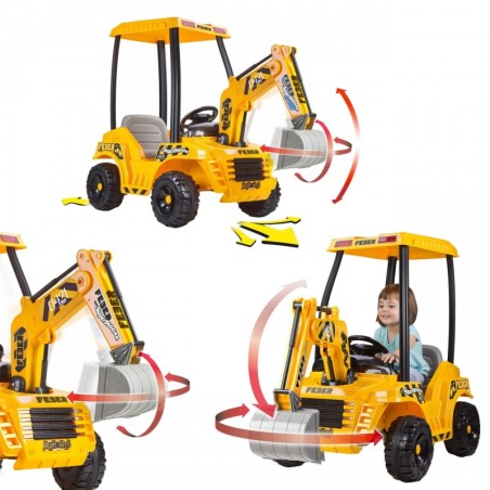 FEBER elektriekskavaator Super Digger täiustatud LT aku 12V alates 3 aastast