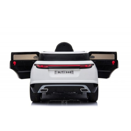 Elektriauto Land Rover valge