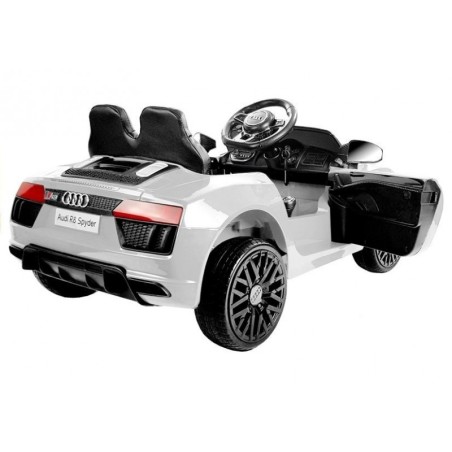 Elektriauto Audi R8 Spyder valge