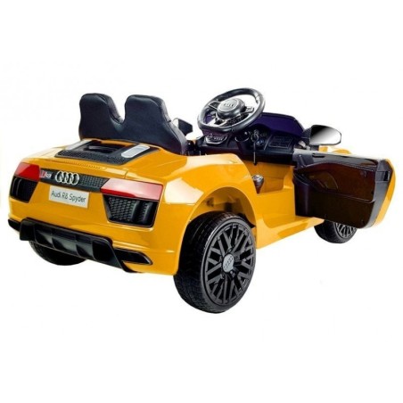 Elektriauto Audi R8 Spyder kollane