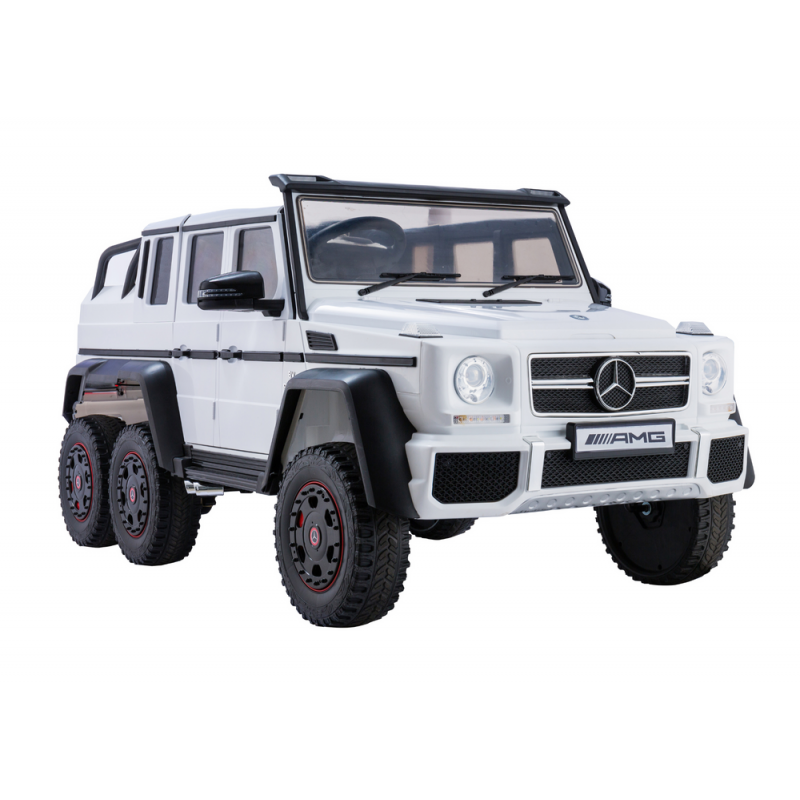 Elektriauto Mercedes G63 6x4 24V Valge