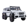 Elektriauto Mercedes G63 6x4 24V Valge