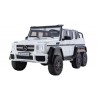 Elektriauto Mercedes G63 6x4 24V Valge