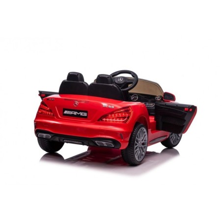 Elektriauto Mercedes SL65 S punane lakitud LCD