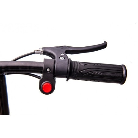 Elektriauto BMW M5 platvormiga lapsevanemale, must lakitud