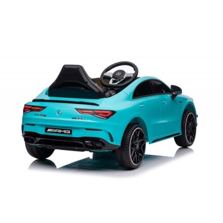 Elektriauto Mercedes CLA 45s AMG türkiis 4x4