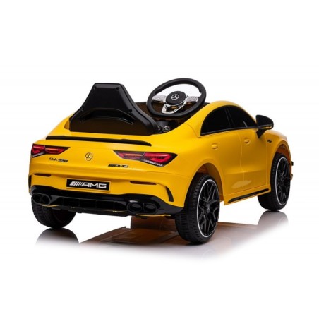 Elektriauto Mercedes CLA 45s AMG kollane 4x4