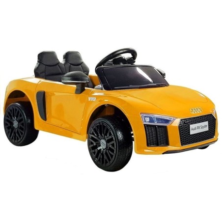 Elektriauto Audi R8 Spyder kollane